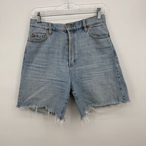 Garage Denim Cut Off Shorts Button Fly Cotton Size 5/27 Distressed